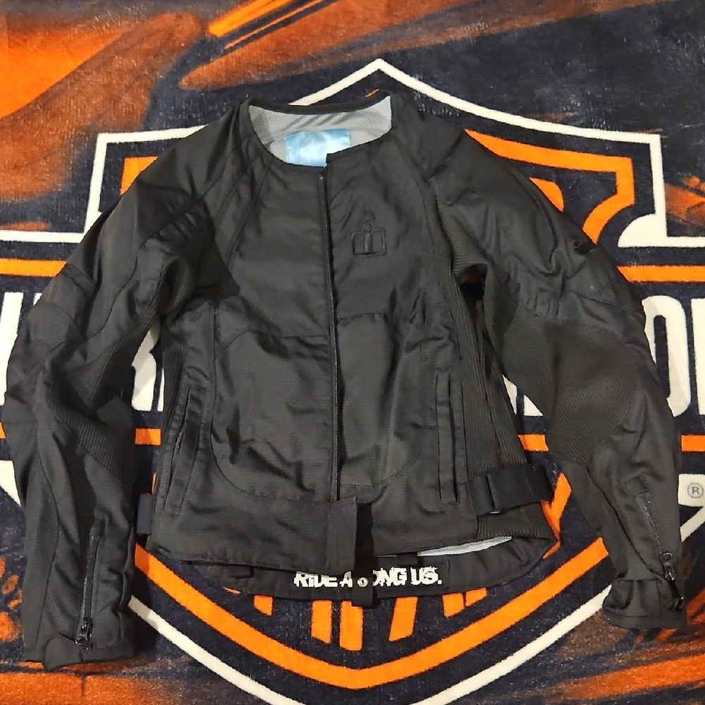 ICON Black Utility Jacket for Women
